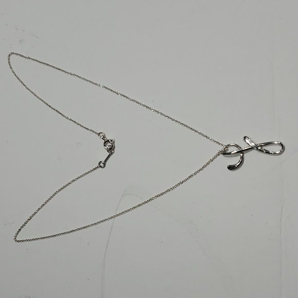 Tiffany & Co. Peretti Script Initial Y Charm Necklace Pendant - Picture 7 of 7